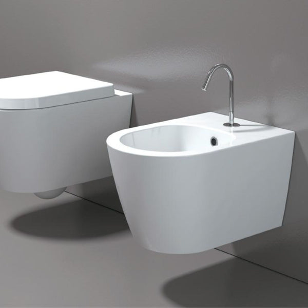 DOMUSFALERII FOGLIA MEDIUM BIDET BIANCO SOSPESO sanitari per bagno