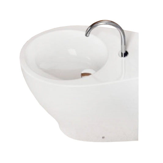 DOMUSFALERII MASCALZONE BIDET BIANCO A TERRA sanitari in ceramica per bagno