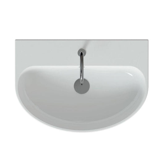 DOMUSFALERII MASCALZONE LAVABO in ceramica 65x45 da parete o da appoggio