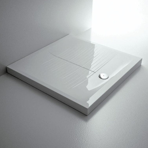 DOMUSFALERII PLANO PIATTO DOCCIA BIANCO QUADRATO 80x80 per bagno doccia