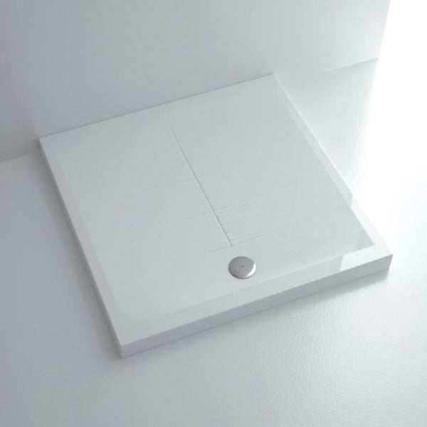 DOMUSFALERII PLANO PIATTO DOCCIA BIANCO QUADRATO 90x90 per bagno doccia