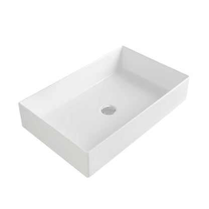 DOMUSFALERII QUADRA LAVABO RETTANGOLARE 60x38cm sanitari lavandino in ceramica