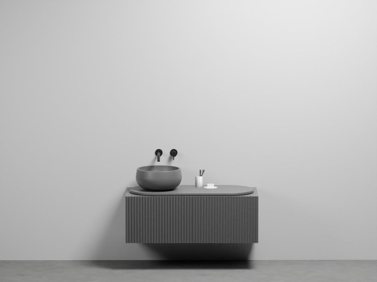 # LAVABO con MOBILE SOSPESO DELFO 113 con piano in ceramica - CIELO arredamento per bagno di lusso made in Italy