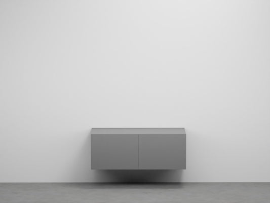 # MOBILE SOSPESO DELFO 113 con PIANO IN CERAMICA RETTANGOLARE - VERSIONE LISCIA - CIELO arredo per bagno