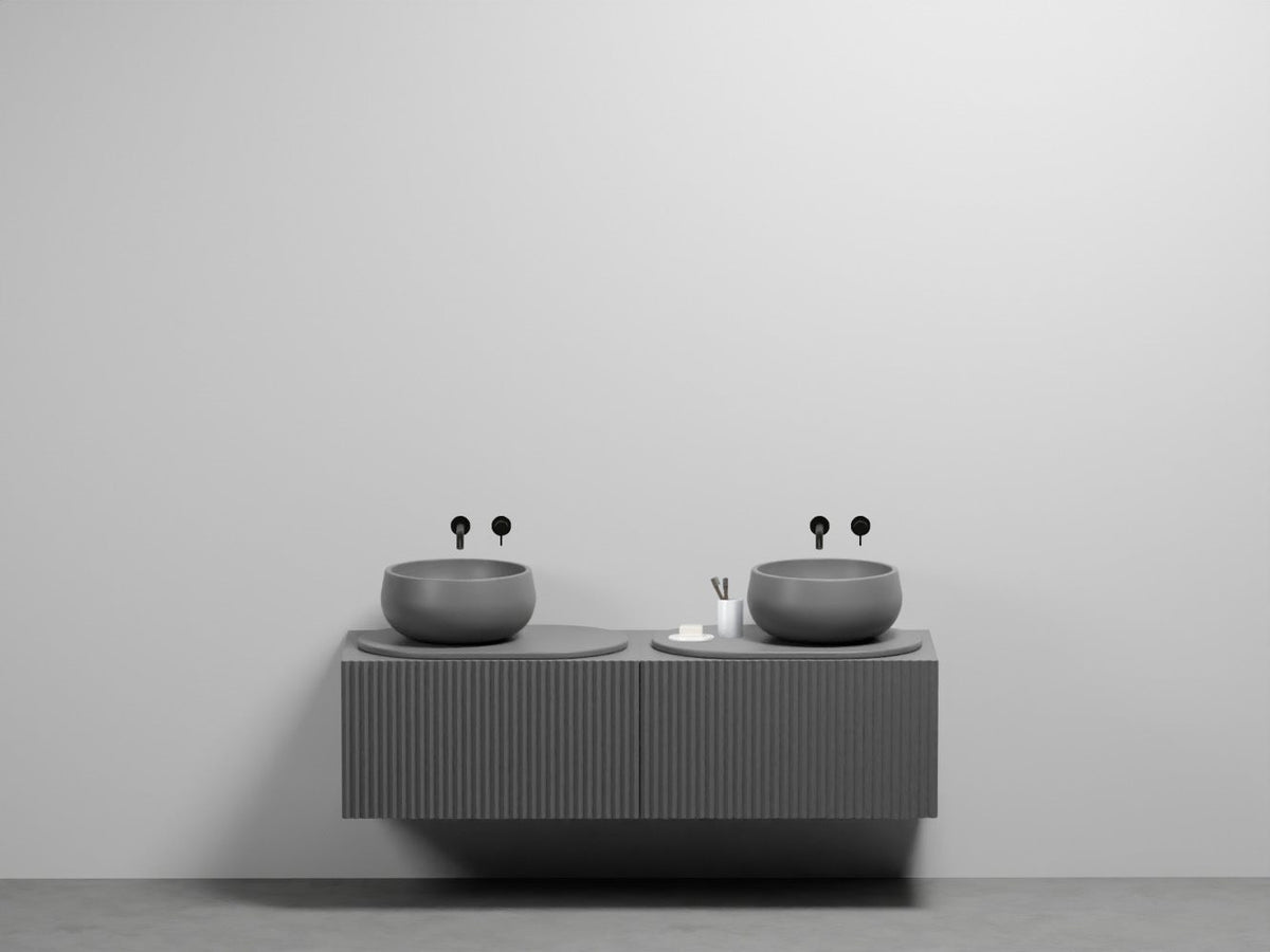 # LAVABO DOPPIO con MOBILE SOSPESO DELFO 152 con piano in ceramica - CIELO mobile elegante per bagno di lusso