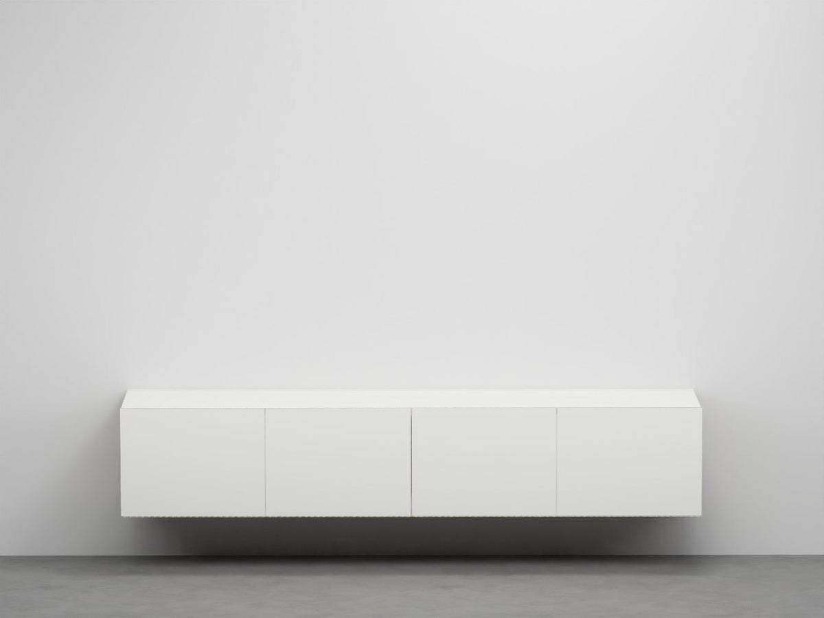 # MOBILE SOSPESO DELFO 226 con PIANO IN CERAMICA RETTANGOLARE - VERSIONE LISCIA - CIELO arredamento per bagno