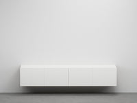 # MOBILE SOSPESO DELFO 226 con PIANO IN CERAMICA RETTANGOLARE - VERSIONE LISCIA - CIELO arredamento per bagno