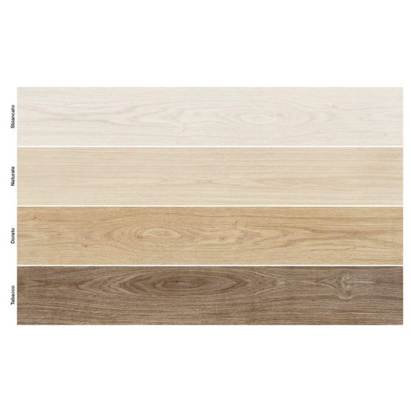 # DIMORE - EMILCERAMICA interpreta l'essenza del rovere in uno stile nuovo e originale