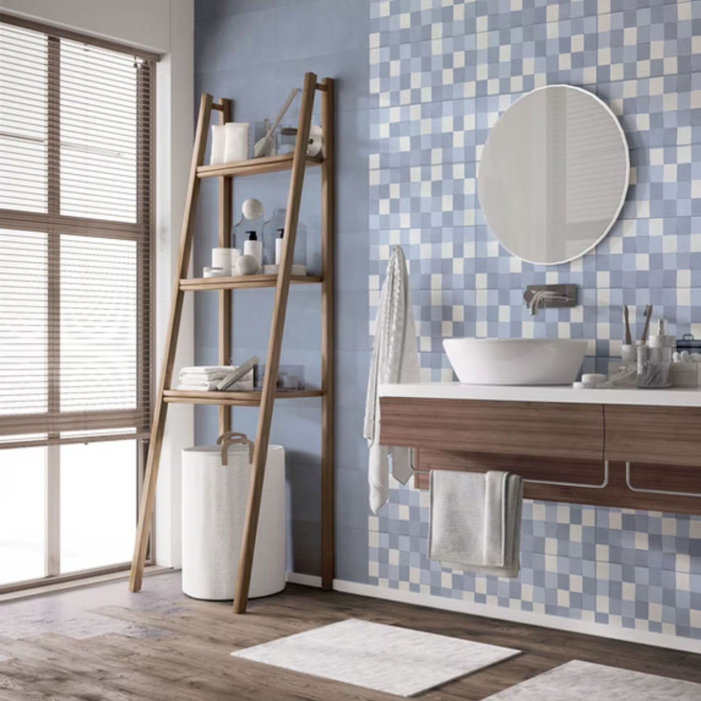 EASY SAVOIA ITALIA rivestimenti in bicottura in pasta bianca colorati e moderni per pareti di bagno e living