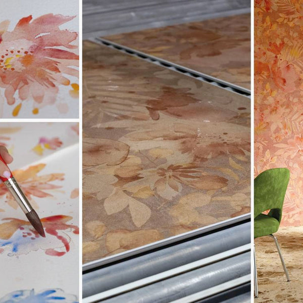 # FAP MURALS - FAP CERAMICHE wall tiles effetto marmo, pietra e cemento con decori 3d e finiture brillanti