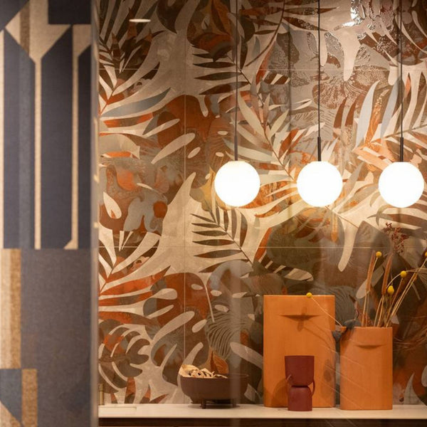 # FAP MURALS - FAP CERAMICHE wall tiles effetto marmo, pietra e cemento con decori 3d e finiture brillanti
