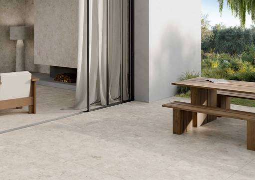 Gres porcellanato JURA MOOD FONDOVALLE effetto pietra 3D texture per pavimenti interni ed esterni