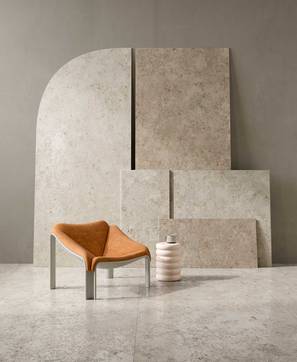 Gres porcellanato JURA MOOD FONDOVALLE effetto pietra 3D texture per pavimenti interni ed esterni