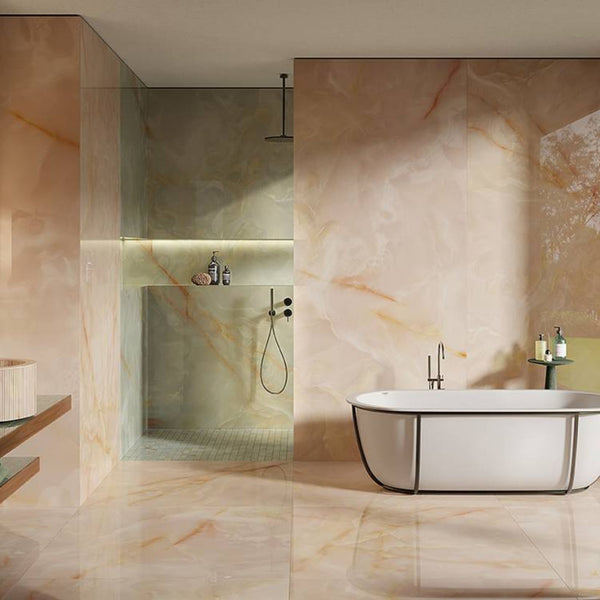 # GEMME - FAP CERAMICHE eleganza e luce in gres porcellanato effetto onice