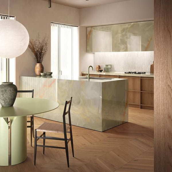 # GEMME - FAP CERAMICHE eleganza e luce in gres porcellanato effetto onice
