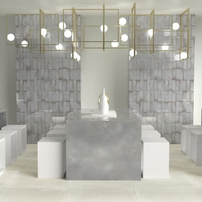 GRUNGE SAVOIA ITALIA Piastrelle in gres porcellanato effetto brick decorato industrial-chic per rivestimenti e pareti urbane