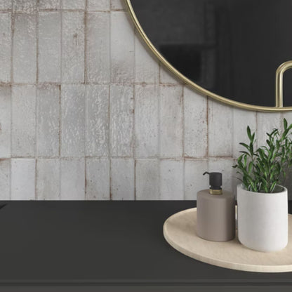 GRUNGE SAVOIA ITALIA Piastrelle in gres porcellanato effetto brick decorato industrial-chic per rivestimenti e pareti urbane