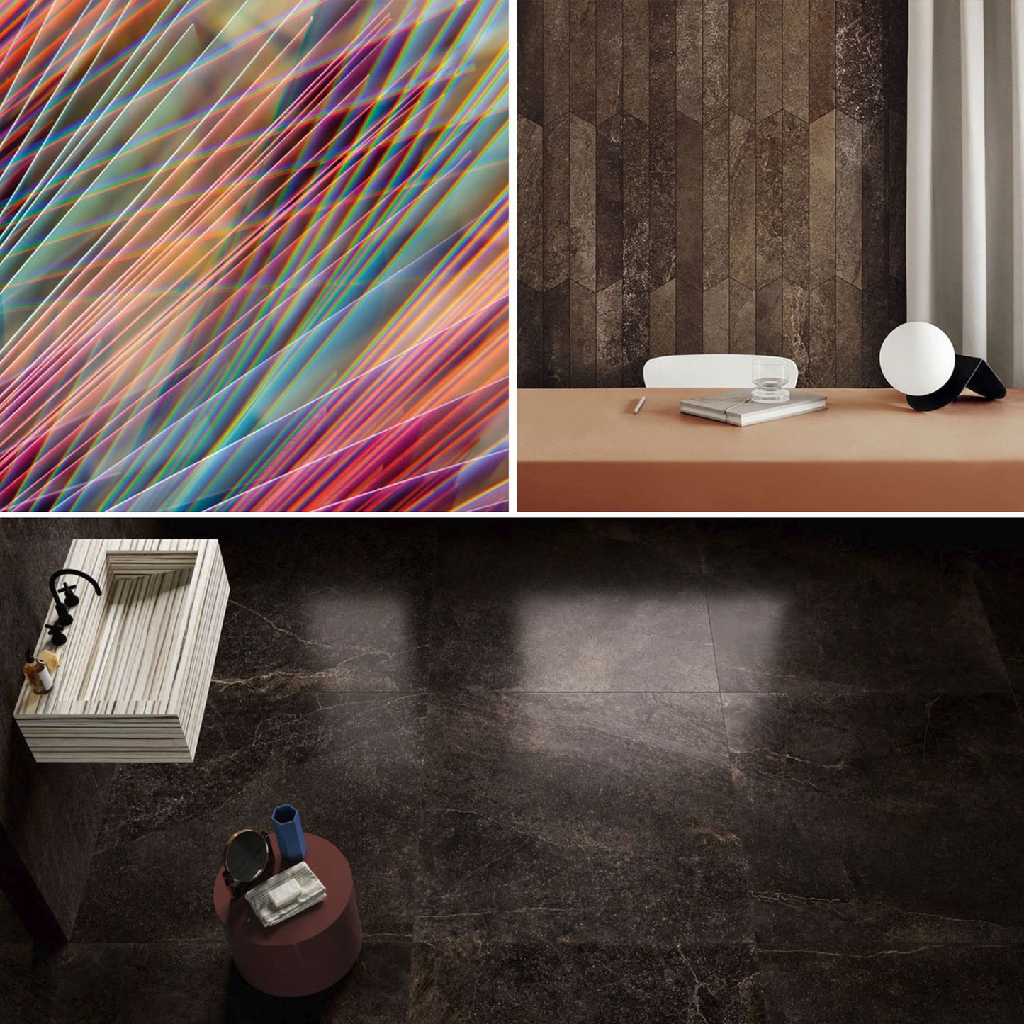 Gres porcellanato PLANETO FONDOVALLE effetto pietra naturale per interni ed esterni superfici materiche e colori contemporanei