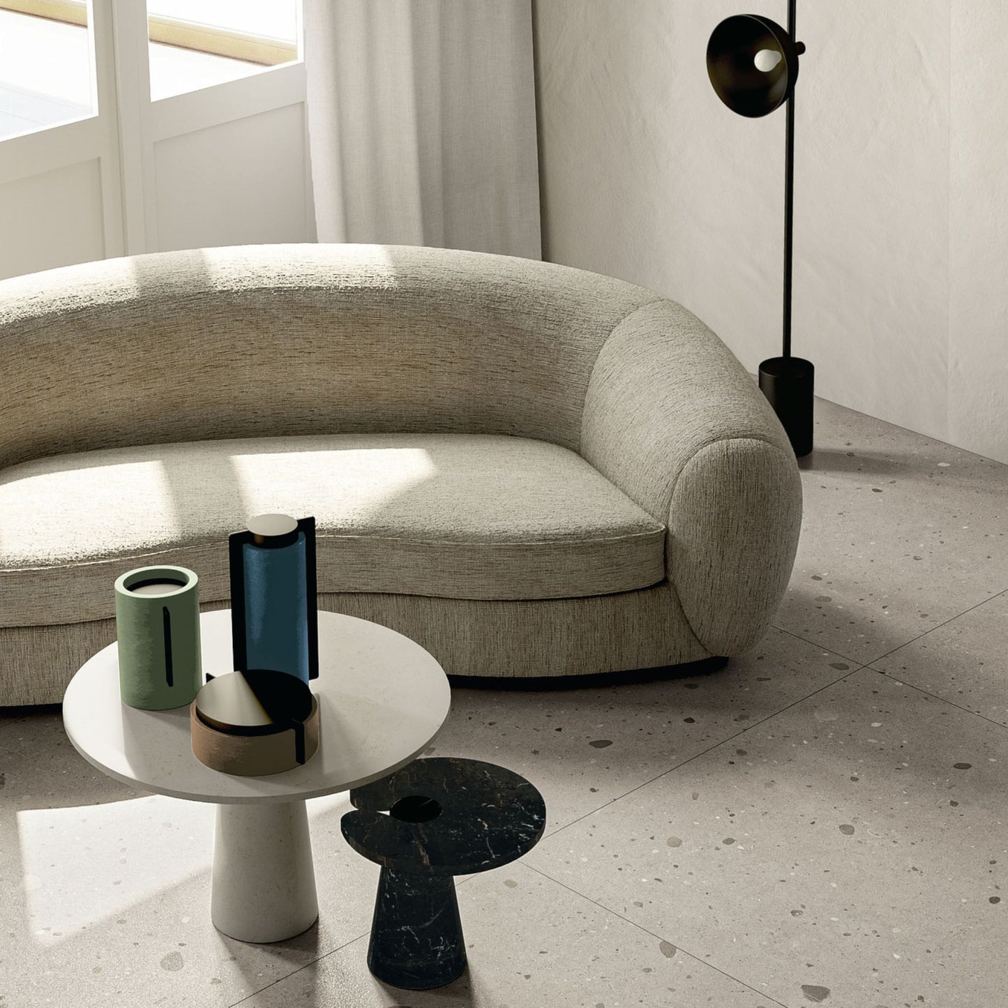 Gres porcellanato KEYNOTE FONDOVALLE per pavimenti interni effetto pietra e materiali naturali, texture materiche, grandi formati