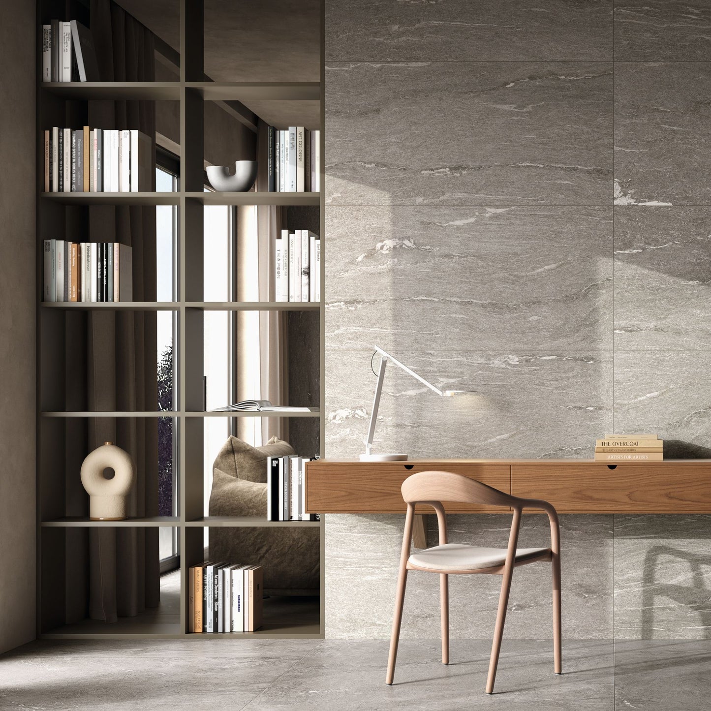 Gres porcellanato ALPINE FONDOVALLE per pavimenti interni effetto pietra con 3D Texture, finitura Real Matt e grandi formati