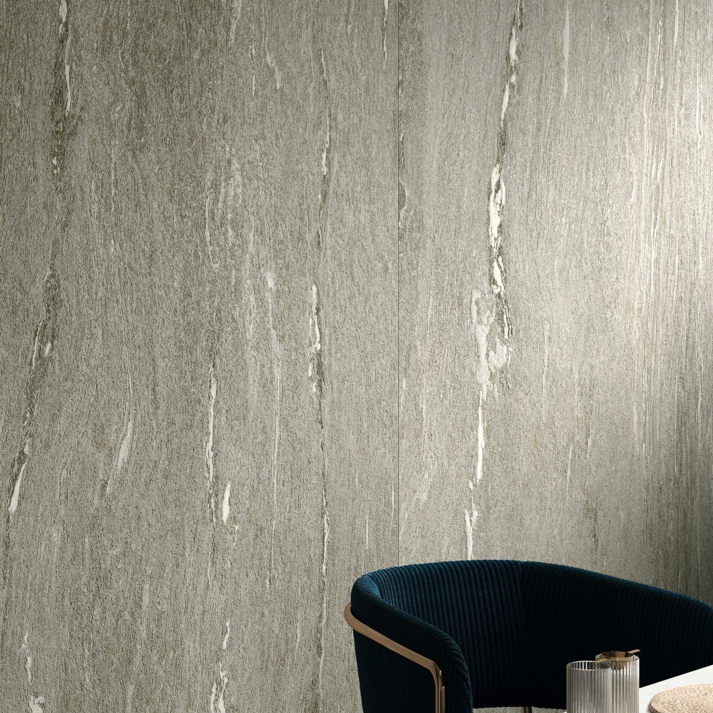 Gres porcellanato ALPINE FONDOVALLE per pavimenti interni effetto pietra con 3D Texture, finitura Real Matt e grandi formati