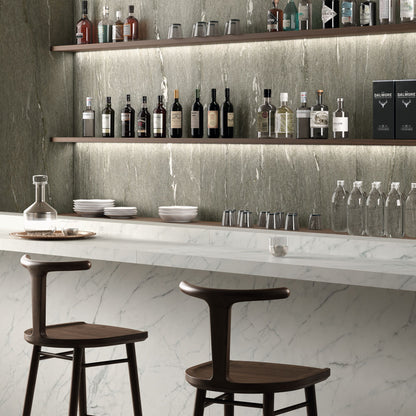 Gres porcellanato ALPINE FONDOVALLE per pavimenti interni effetto pietra con 3D Texture, finitura Real Matt e grandi formati