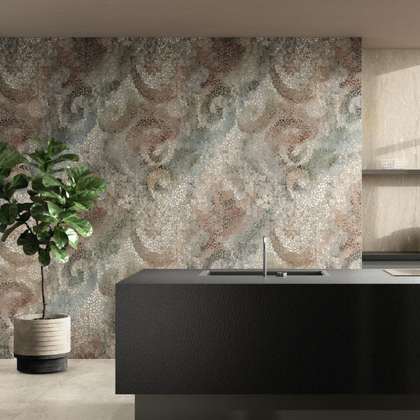 Gres porcellanato ALPINE FONDOVALLE per pavimenti interni effetto pietra con 3D Texture, finitura Real Matt e grandi formati