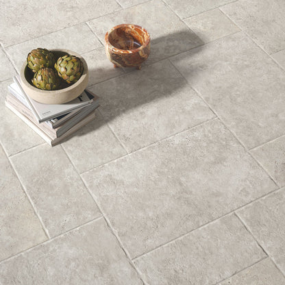 Gres porcellanato ROYAL TRAVERTINO FONDOVALLE effetto pietra 3D texture per pavimenti interni e grandi formati