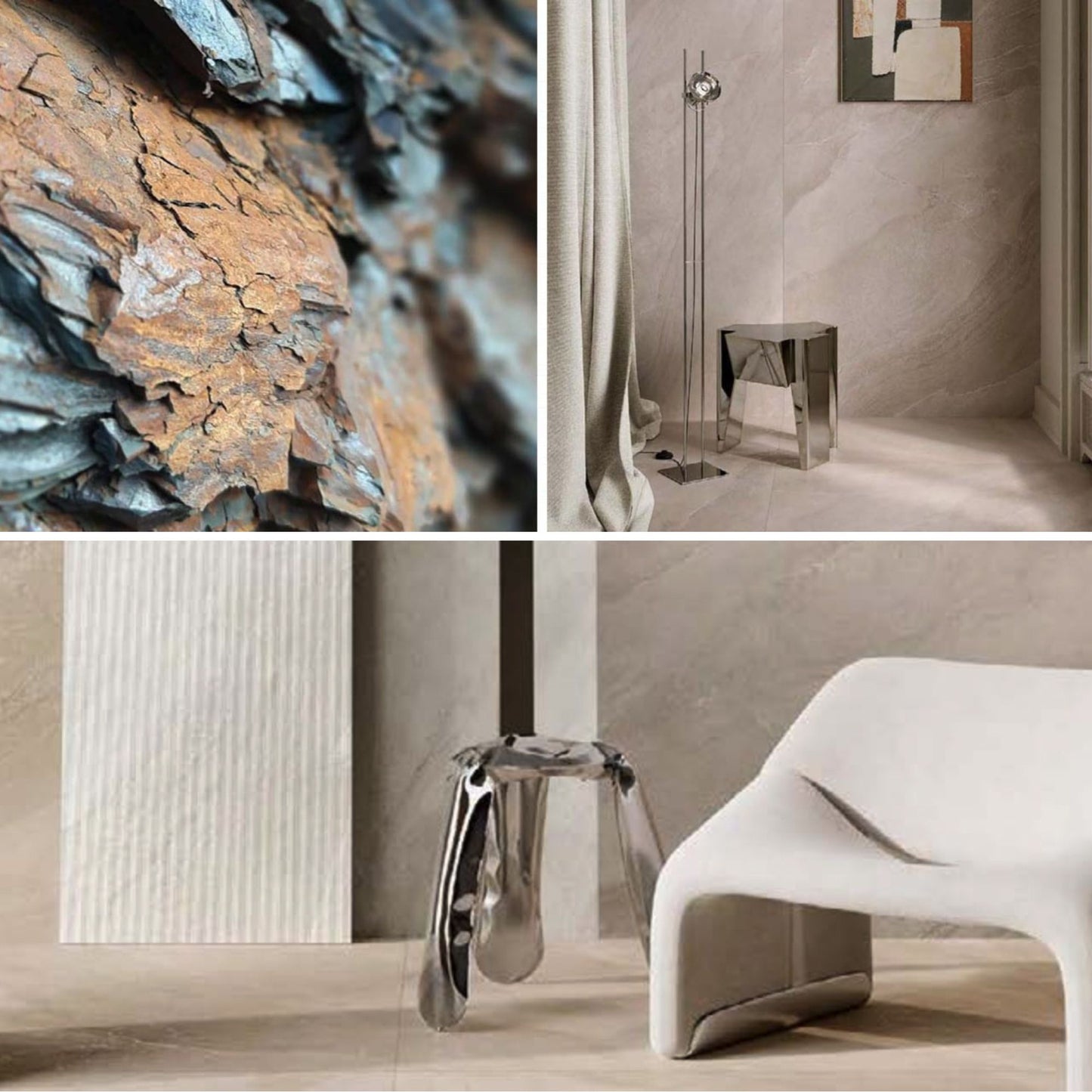 Gres porcellanato SLATEN STONE FONDOVALLE effetto pietra 3D texture per pavimenti interni ed esterni