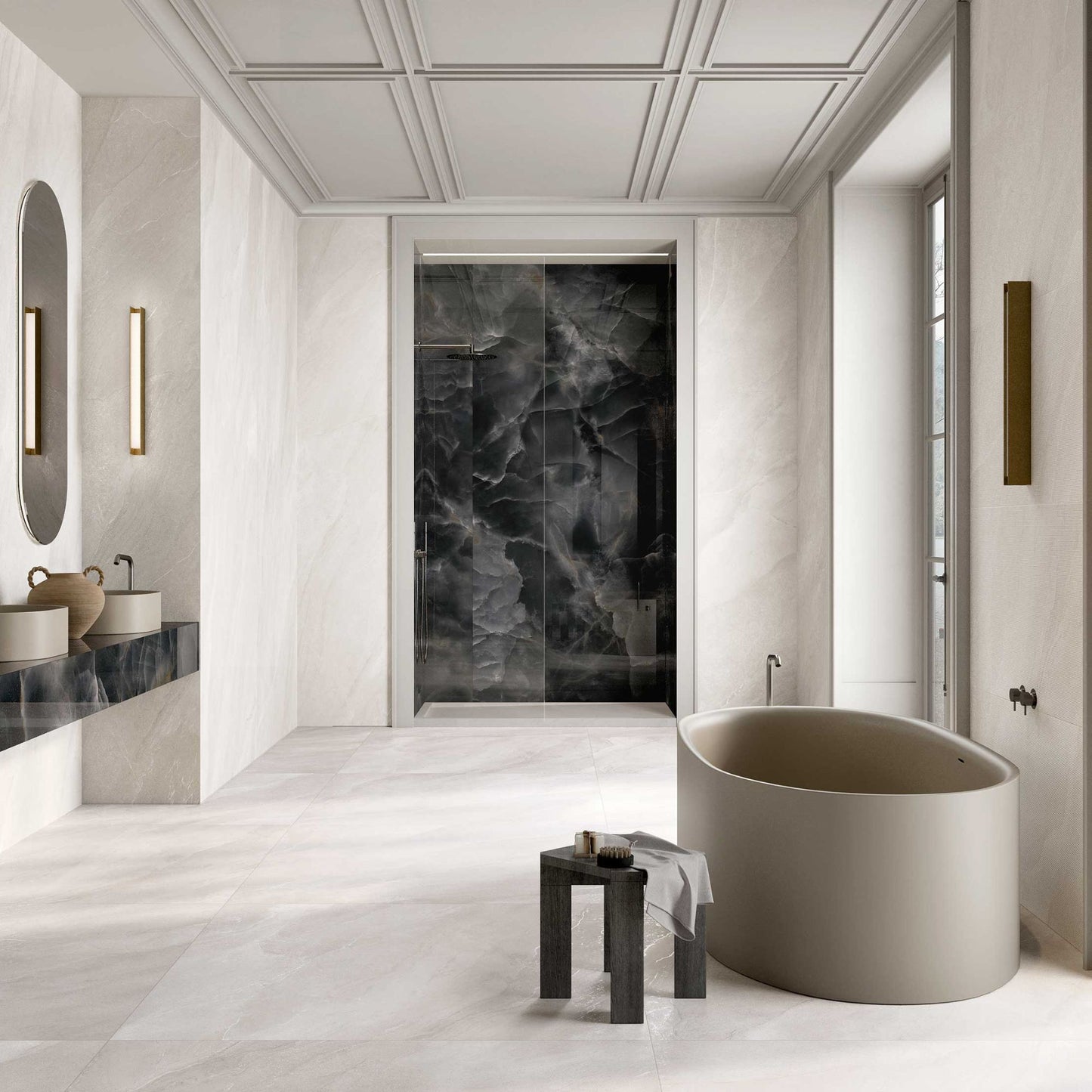 Gres porcellanato SLATEN STONE FONDOVALLE effetto pietra 3D texture per pavimenti interni ed esterni