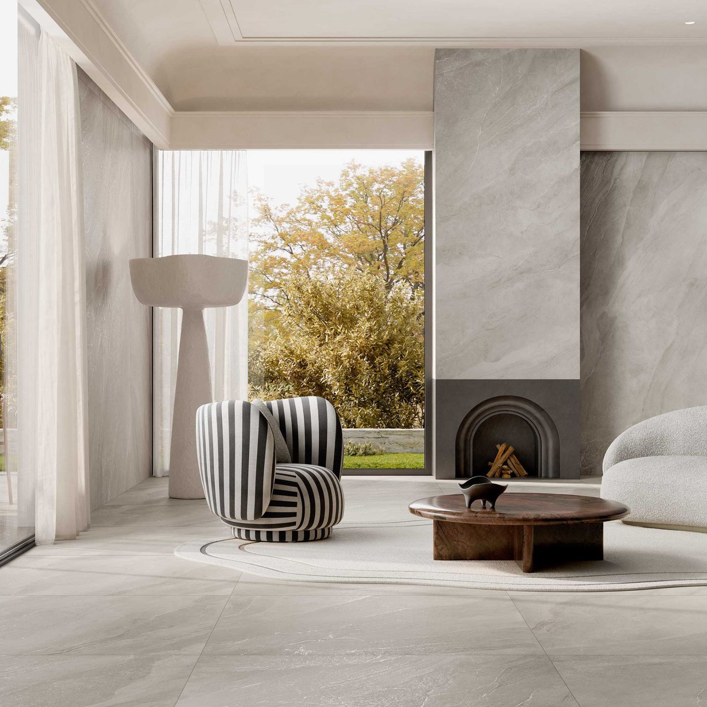 Gres porcellanato SLATEN STONE FONDOVALLE effetto pietra 3D texture per pavimenti interni ed esterni