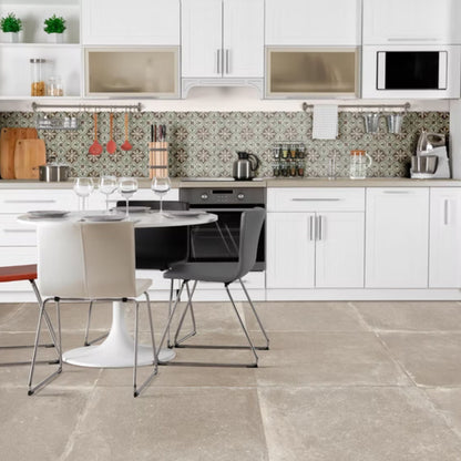 HERITAGE SAVOIA ITALIA Piastrelle in gres porcellanato effetto pietra belga per pavimenti e rivestimenti di design