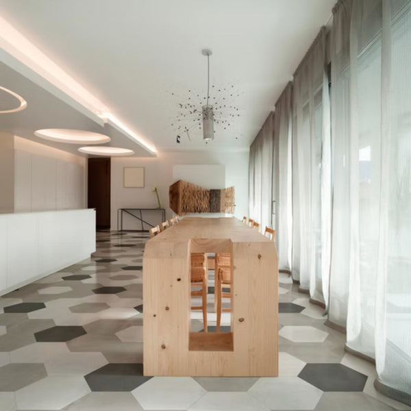 HEXAGON SAVOIA ITALIA gres porcellanato esagonale effetto cemento e cotto moderno per pavimenti e rivestimenti design