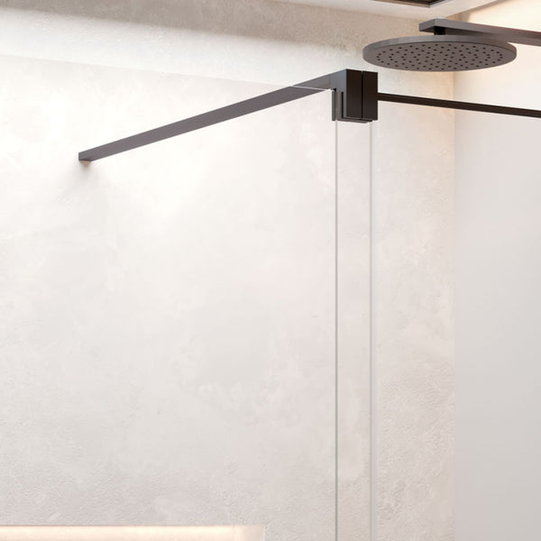 # SPAZI DOCCIA H Style - NOVELLINI box doccia WALK-IN parete fissa con 1 anta scorrevole