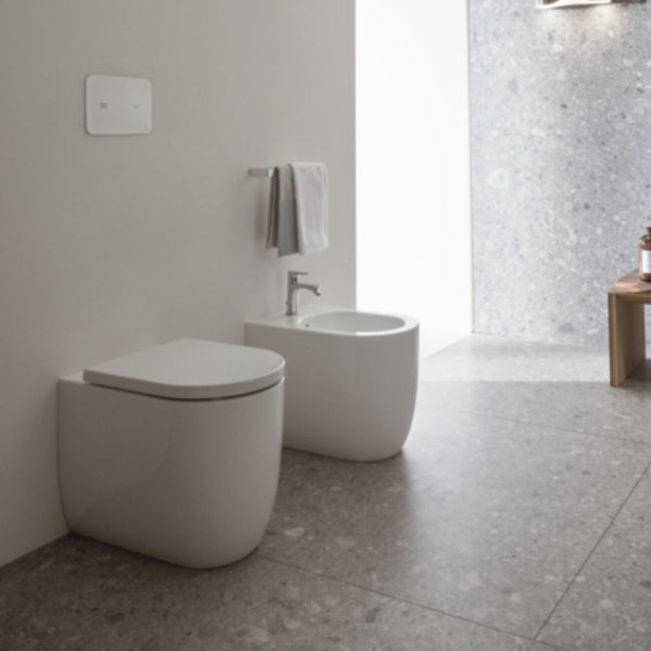 IDEAL STANDARD BLEND CURVE VASO BIANCO a terra universale filo parete AquaBlade