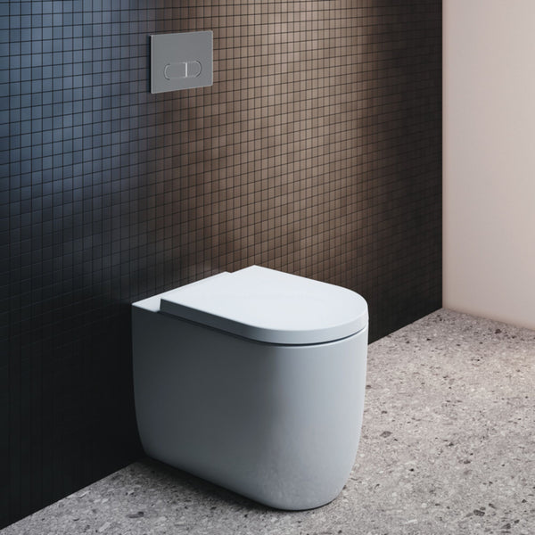 IDEAL STANDARD BLEND CURVE VASO BIANCO a terra universale filo parete AquaBlade