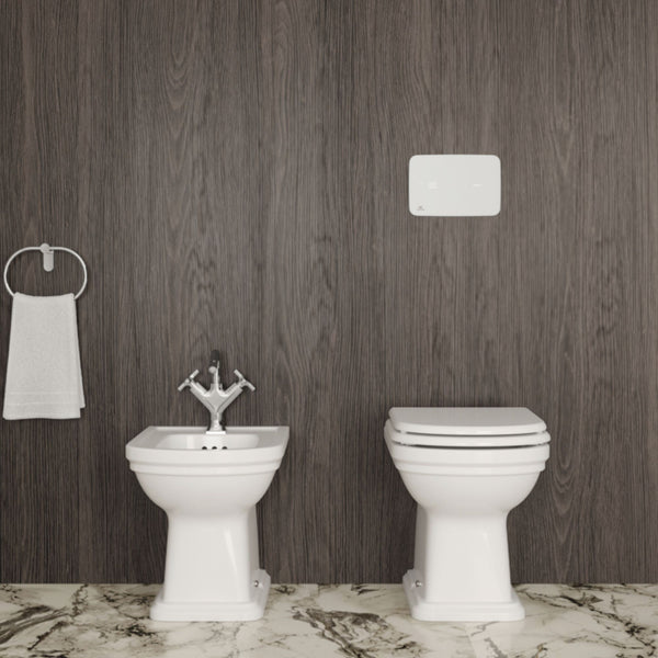 IDEAL STANDARD CALLA BIDET FILOPARETE a terra monoforo filo parete