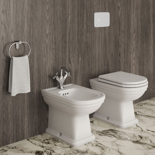 IDEAL STANDARD CALLA BIDET FILOPARETE a terra monoforo filo parete