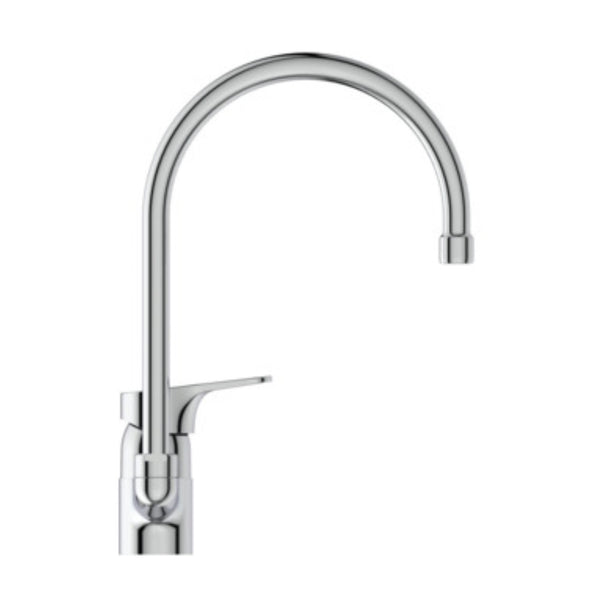 IDEAL STANDARD CERABASE MISCELATORE CUCINA monocomando a bocca alta con maniglia orizzontale