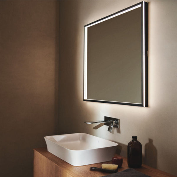 IDEAL STANDARD CONCA SPECCHIO QUADRATO 120x120cm con doppia luce led perimetrale