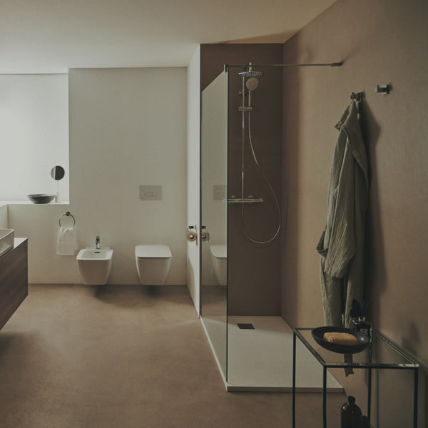 IDEAL STANDARD CONNECT 2 CABINA DOCCIA WALK-IN BRILLANTE LUCIDO con vetro temperato