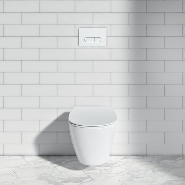 IDEAL STANDARD CONNECT VASO BIANCO SOSPESO AQUABLADE wc water bagno