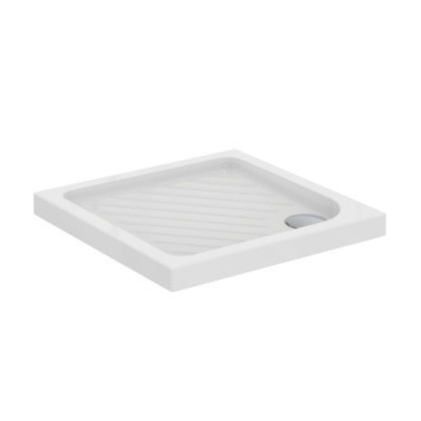 IDEAL STANDARD EUROVIT PIATTO DOCCIA QUADRATA BIANCO in ceramica 70x70x7cm