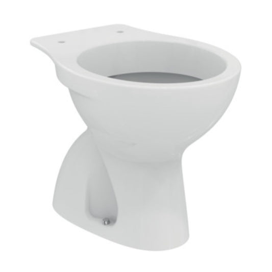 IDEAL STANDARD EUROVIT VASO BIANCO A CACCIATA A PAVIMENTO wc water bagno