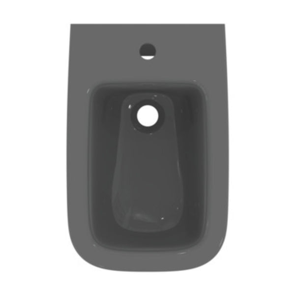 IDEAL STANDARD I.LIFE B BIDET GRIGIO LUCIDO A TERRA filo parete sanitari per bagno