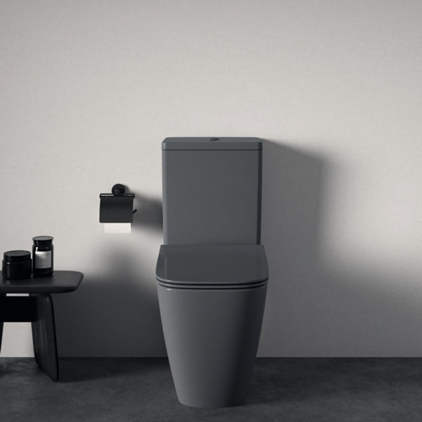 IDEAL STANDARD I.LIFE B SEDILE SLIM GRIGIO LUCIDO CHIUSURA RALLENTATA per vaso wc bagno