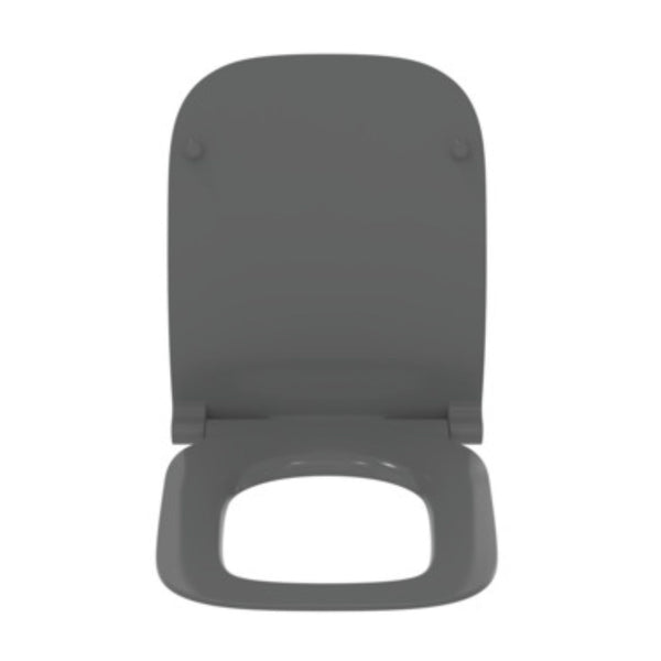 IDEAL STANDARD I.LIFE B SEDILE SLIM GRIGIO LUCIDO CHIUSURA RALLENTATA per vaso wc bagno