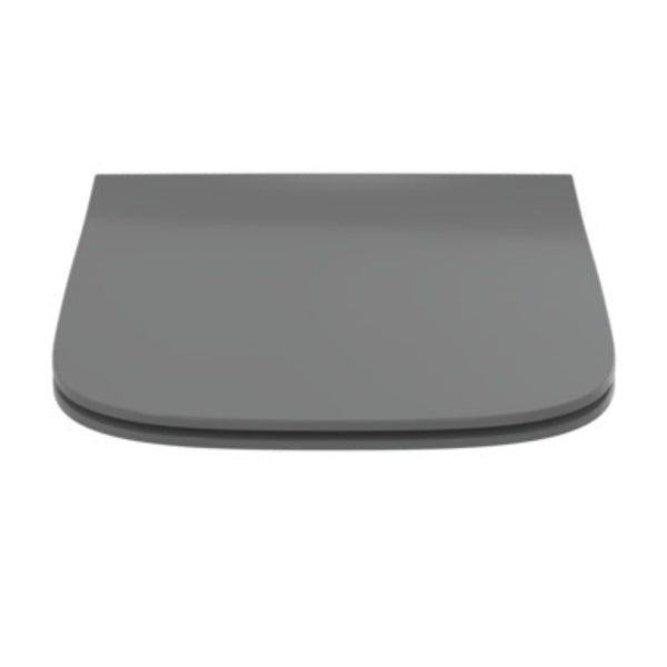 IDEAL STANDARD I.LIFE B SEDILE SLIM GRIGIO LUCIDO CHIUSURA RALLENTATA per vaso wc bagno