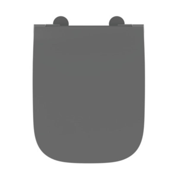 IDEAL STANDARD I.LIFE B SEDILE SLIM GRIGIO LUCIDO CHIUSURA RALLENTATA per vaso wc bagno