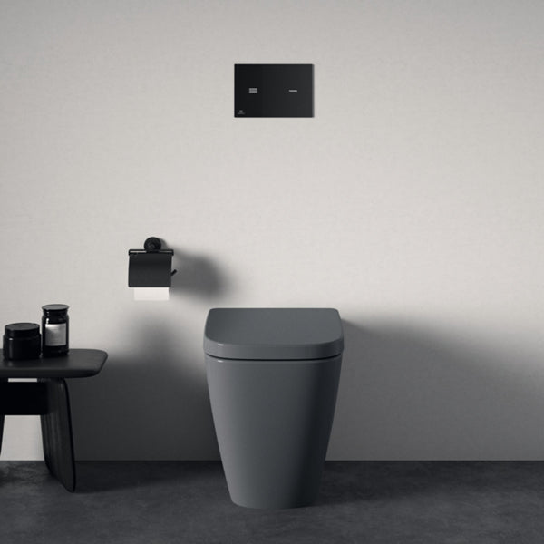 IDEAL STANDARD I.LIFE B VASO GRIGIO LUCIDO A TERRA wc water filo parete bagno